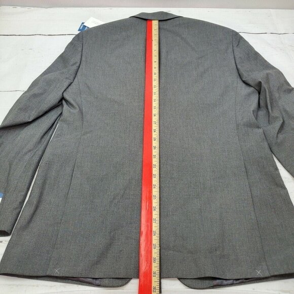 $360 Ryan Seacrest Men's Modern Fit Suit jacket Blazer Jacket Gray Size 42L NEW - Picture 9 of 11